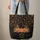 Black Cat Pumpkins Autumn Leaves Floral Wreath Everyday Carry Gift Quilted Tote Bag - 6