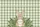 Homespun Gingham Bunny Foliage Personalized Hoop Everyday Carry Gift Quilted Tote Bag - 7