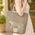 Classic Leopard Silhouette Medallion - Everyday Carry Gift Quilted Tote Bag - 4