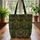 Glowing Golden Roots Organic Structures - Everyday Carry Gift for Commuters Quilted Tote Bag - 3