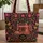 Vintage Sewing Machine Botanical Floral Hoop - Everyday Carry Gift for Crafters Quilted Tote Bag - 1