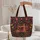 Vintage Sewing Machine Botanical Floral Hoop - Everyday Carry Gift for Crafters Quilted Tote Bag - 5
