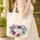 Hummingbirds Rose Heart Floral Personalized Name Flower Lover Everyday Carry Gift Quilted Tote Bag - 4