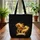 Glowing Majestic Fire Horse Name Scroll - Travel Essentials Gift for Horse Lover Quilted Tote Bag - 3
