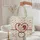 Ornate Rooster Heart Floral Wreath Vines - Farmhouse Everyday Carry Gift with Name Quilted Tote Bag - 5
