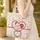Ornate Rooster Heart Floral Wreath Vines - Farmhouse Everyday Carry Gift with Name Quilted Tote Bag - 4