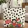 Doll Character Vintage Buttons Red Strawberry Black Polka Dots - Everyday Carry Gift Quilted Tote Bag - 1