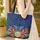 Mosaic Dragonfly Botanical Swirling Vines - Everyday Carry Gift for Dragonfly Lover Quilted Tote Bag - 4