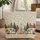 Vintage Travel Trailer Campfire Tent Pine Autumn - Travel Essentials Camping Lover Quilted Tote Bag - 1