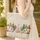 Vintage Travel Trailer Campfire Tent Pine Autumn - Travel Essentials Camping Lover Quilted Tote Bag - 4
