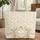 Personalized Pastel Floral Bouquet Scattered Flowers - Everyday Carry Gift Quilted Tote Bag - 1