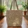 Graceful Leopard Cub Ornate Border Classic Leopard Spots Everyday Carry Gift Quilted Tote Bag - 3