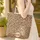 Graceful Leopard Cub Ornate Border Classic Leopard Spots Everyday Carry Gift Quilted Tote Bag - 4