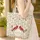 Red Cardinal Folk Art Floral Branch Hoop – Wildlife Lover Everyday Carry Gift Quilted Tote Bag - 4