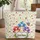 Colorful Red Blue Purple Polka Dot Mushrooms Daisy Butterfly Heart Name - Everyday Carry Gift for Girls Quilted Tote Bag - 1