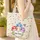 Colorful Red Blue Purple Polka Dot Mushrooms Daisy Butterfly Heart Name - Everyday Carry Gift for Girls Quilted Tote Bag - 4