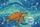Sea Turtle Ocean Currents Personalized Name Medallion - Wildlife Lover Gift Quilted Tote Bag - 7