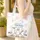 Expressive Cartoon Seagulls Cloud Speech Bubble - Travel Essentials Quilted Tote Bag - 4