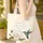 White Magnolia Iridescent Hummingbird Swirling Botanical Floral - Everyday Carry Gift Quilted Tote Bag - 4