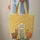 Storybook Three Alpacas Organic Swirls Circle Border Everyday Carry Gift for Alpaca Lover Quilted Tote Bag - 6