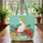 White Cockatoo Hibiscus Tropical Palm Fronds - Wildlife Lover Everyday Carry Gift Quilted Tote Bag - 3