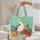 White Cockatoo Hibiscus Tropical Palm Fronds - Wildlife Lover Everyday Carry Gift Quilted Tote Bag - 5