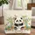 Panda Bamboo Cherry Blossom Name Garland - Wildlife Lover Everyday Gift Quilted Tote Bag - 1