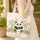 Panda Bamboo Cherry Blossom Name Garland - Wildlife Lover Everyday Gift Quilted Tote Bag - 4