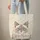 Ragdoll Cat Face Blue Eyes Personalized Name Everyday Carry Gift for Cat Lover Quilted Tote Bag - 6
