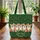 Five Corgi Dogs Floral Wreath Personalized Name - Corgi Lover Everyday Carry Gift Quilted Tote Bag - 3