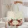 Rococo Floral Wreath Red Roses Peonies Lace Name - Everyday Carry Gift Quilted Tote Bag - 5