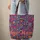 Personalized Name Folk Art Flowers Hearts Guitars - Everyday Carry Gift Quilted Tote Bag - 6