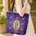 Our Lady of Guadalupe Personalized Golden Stars Roses Everyday Carry Quilted Tote Bag - 4