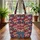 Patriotic Scrollwork Ornate Bow Star Cartouche - Independence Day Everyday Carry Gift Quilted Tote Bag - 3