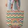 Colorful Rainbow Arc Chevron Heart Cartouche Everyday Carry Market Day Gift Quilted Tote Bag - 6