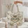 Majestic Cat Bust Hoop Frame Name - Everyday Carry Gift for Cat Lover Quilted Tote Bag - 5