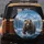 Grizzly Bear Winter Mountain Icy River - Wildlife Lover Outdoor Adventure Gift Spare Tire Cover - 5