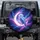 Snowy Owl Perched Crescent Moon Starry Sky - Mystical Fantasy Lover Gift Spare Tire Cover - 1