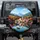 Italianate Village Mountain Lake Bell Tower Terracotta Roofs Flowering Trees - Travel Essentials Spare Tire Cover - 1