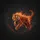 Cinematic Majestic Leaping Tiger Fiery Flame Smoke - Outdoor Enthusiast Gift Spare Tire Cover - 6