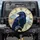 Realistic Raven Golden Skeleton Key Antique Clockwork Gears Roman Numerals - Mystical Car Accessory Gift Spare Tire Cover - 1