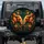 Golden Elephant Tropical Jungle Flowers - Wildlife Lover Gift Spare Tire Cover - 1