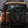 Menacing Black Fox Fiery Orange Eyes Sinister Fangs Shadowy Fur - Fox Lover Gift Spare Tire Cover - 5