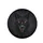 Menacing Black Fox Fiery Orange Eyes Sinister Fangs Shadowy Fur - Fox Lover Gift Spare Tire Cover - 4