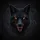 Menacing Black Fox Fiery Orange Eyes Sinister Fangs Shadowy Fur - Fox Lover Gift Spare Tire Cover - 6
