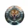 Roaring Tiger Head Mountain River Vista - Wildlife Lover Gift Spare Tire Cover - 4