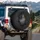 Monochrome Distressed American Flag - Everyday USA Patriotism Spare Tire Cover - 3