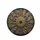 Golden Medallion Compass Rose Greek Key Serpentine Vines Ancient Symbols - History Lover Gift Spare Tire Cover - 4