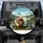 Brown Bear Guitar Camper Wildflower Forest - Camping Lover Gift Spare Tire Cover - 1