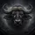 Powerful Water Buffalo Head Dramatic Close-up Portrait - Wildlife Lover Gift Spare Tire Cover - 6